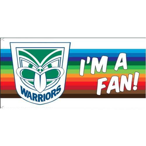New Zealand Warriors NRL iTag UV Car Heritage Bumper Decal Sticker Sheet