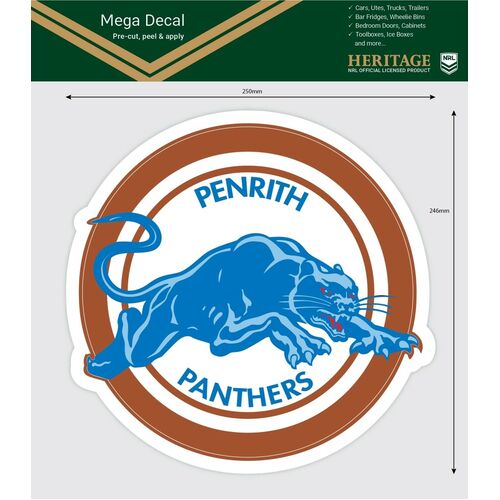 Penrith Panthers Heritage NRL iTag UV Car Mega Large Decal Sticker 