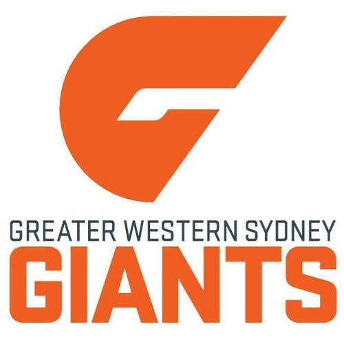 Greater Western Sydney GWS Giants AFL UV Car Team Logo Mini Decal Sticker 2 Pack