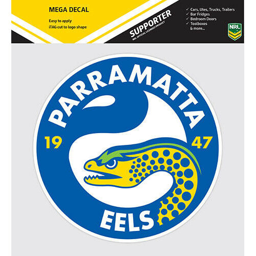 Parramatta Eels NRL iTag UV Car Mega Large Decal Sticker (24 cm)