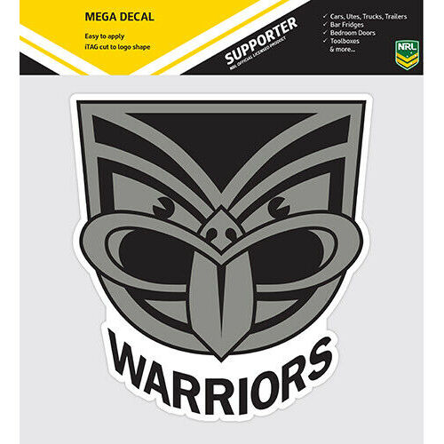 New Zealand Warriors Official NRL iTag UV Car Mega Large Decal Sticker (24 cm)