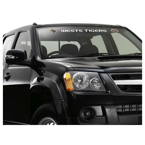 West Tigers NRL iTag UV Car Windscreen Window Lettering Decal Sticker