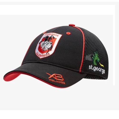 St George Illawarra Dragons NRL Players X Blades Media Cap/Truckers Cap! T0