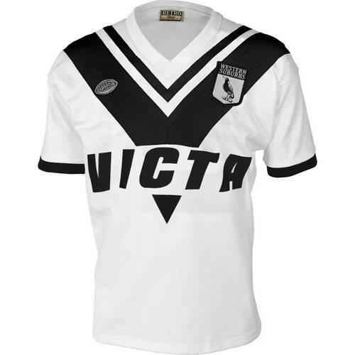 Western Suburbs Magpies 1978 ARL/NRL White Retro Jersey Sizes S-5XL! Heritage