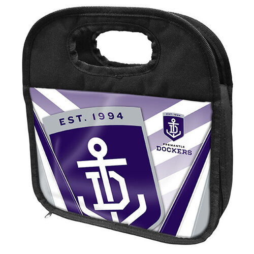 Fremantle Dockers AFL Cooler Lunch Bag with zip 18 cm x 25cm!
