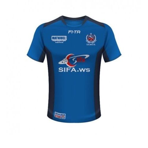 Toa Samoa Rugby League 2017 Players Training T Shirt With Gray Trim Size S-6XL!3