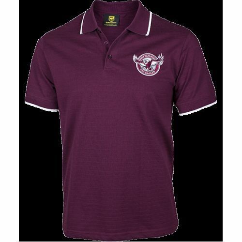Manly Sea Eagles Classic Sports NRL Core Supporters Polo Shirt Selected Sizes!