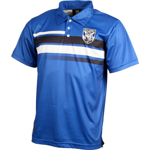 CB Bulldogs NRL Classic Sublimated Polo Shirt Sizes Small Only!6