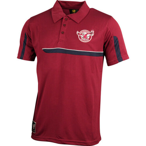 Manly Sea Eagles Classic Sports NRL Supporters Polo Shirt Size SMALL ONLY! S5