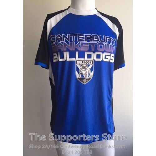 Canterbury Bankstown Bulldogs Classic NRL Platinum T Shirt Selected Sizes!