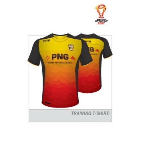 Papua New Guinea PNG Kumuls RLWC Players Training T Shirt Sizes S-3XL!7