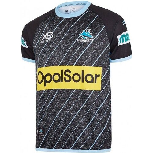Cronulla Sharks NRL Players X Blades Black Training Tee Shirt S-5XL! T8