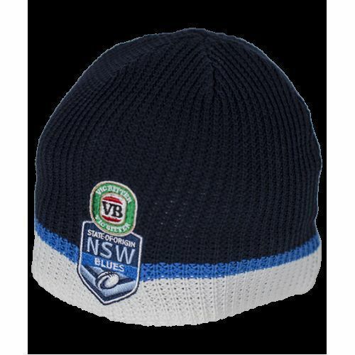 New South Wales NSW Blues State of Origin Classic Sports NRL Knit Beanie!