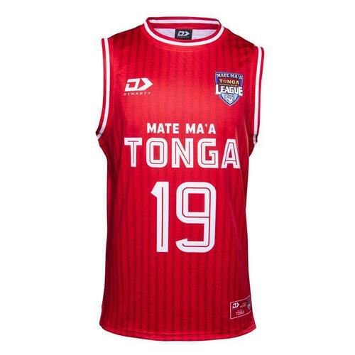 Tonga Rugby League 2019 Mate Ma'a Tonga Players Basketball Singlet Sizes S-7XL!