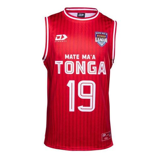 Tonga Rugby League 2019 Mate Ma'a Tonga Players Basketball Singlet Sizes S-7XL!