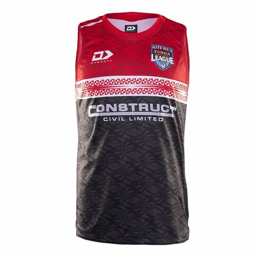 Tonga Rugby League 2019 Mate Ma'a Tonga Players Training Singlet Sizes S-7XL!