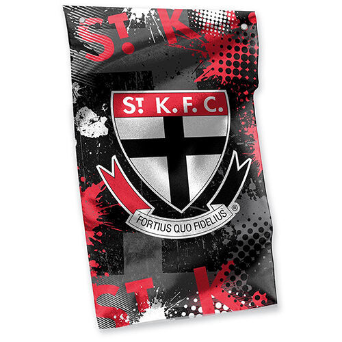 Official AFL St Kilda Saints Wall Cape Banner Flag (90 cm x 150 cm)