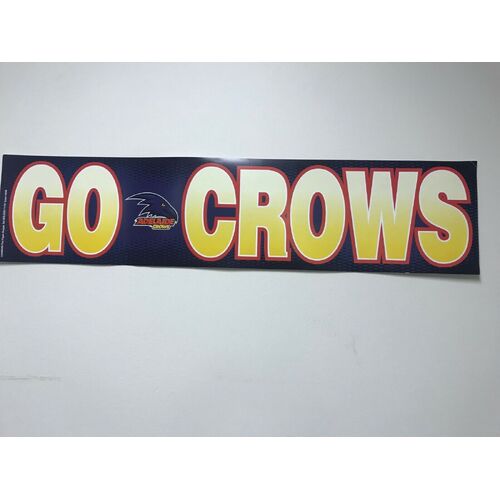 Official AFL Adelaide Crows Go Crows Banner Poster