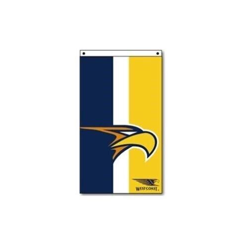 Official AFL West Coast Eagles Supporters Tri Wall Cape Banner Flag 90 x 150 cm 