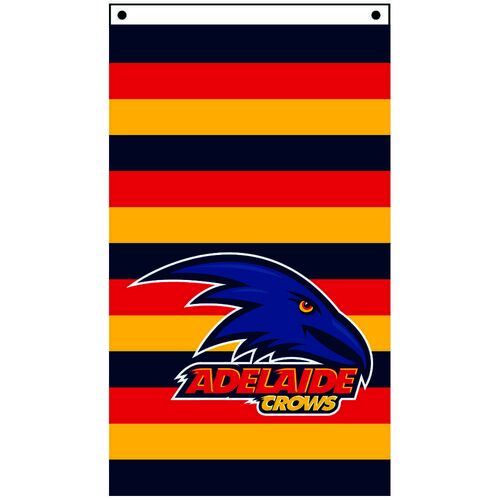 Official AFL Adelaide Crows Supporters Wall Cape Banner Flag 90 x 150 cm