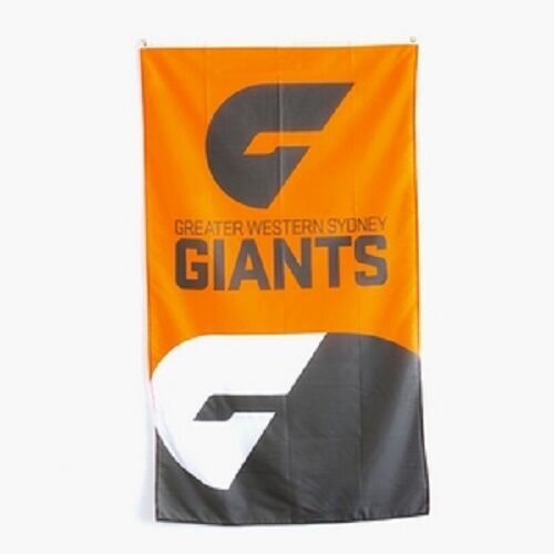 Official AFL GWS Giants Supporters Wall Cape Banner Flag 90 x 150 cm
