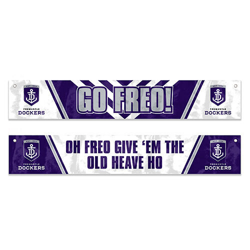 Official AFL Fremantle Dockers Window Wall Game Banner Flag