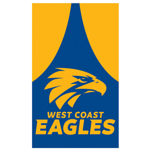 Official AFL West Coast Eagles New Supporters Wall Cape Banner Flag 90 x 150 cm 