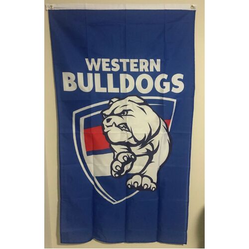 Official Western Bulldogs Supporters Wall Cape Banner Flag 90 x 150cm