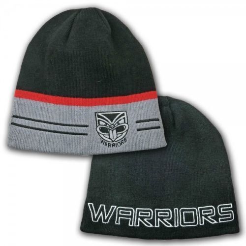 Official NRL New Zealand Warriors Switch Reversible Embroidered Beanie