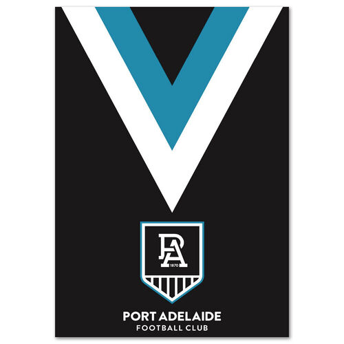 Official AFL Port Adelaide Power Supporters Wall Cape Banner Flag 90 x 150 cm