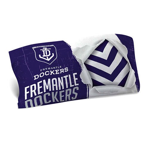 Official AFL Fremantle Dockers Bed Single Pillowcase Pillow Case