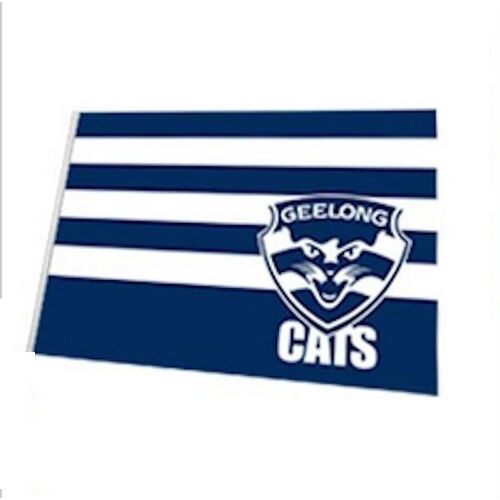 Official AFL Geelong Cats Large Flag (NO STICK/FLAG POLE)