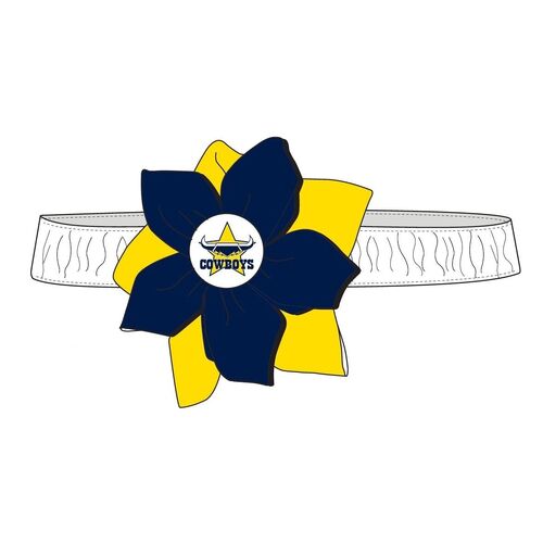 Official NRL North Queensland Cowboys Kids Infant Hair Headband Head Band