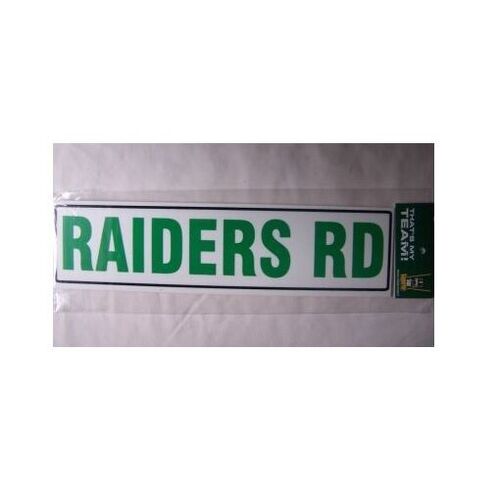 Official NRL Canberra Raiders 'Raiders Rd' Street Sign Poster