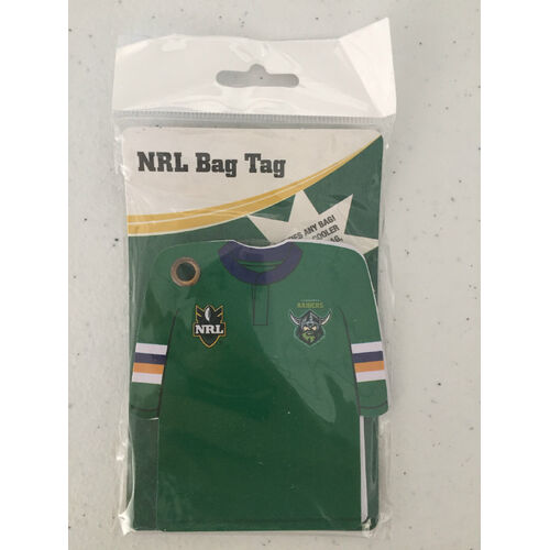 Official NRL Canberra Raiders Jersey Kids School Travel Luggage Bag Tag
