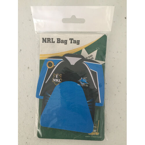 Official NRL Cronulla Sharks Jersey Kids School Travel Luggage Bag Tag