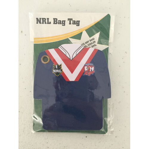 Official NRL Sydney Roosters Jersey Kids School Travel Luggage Bag Tag