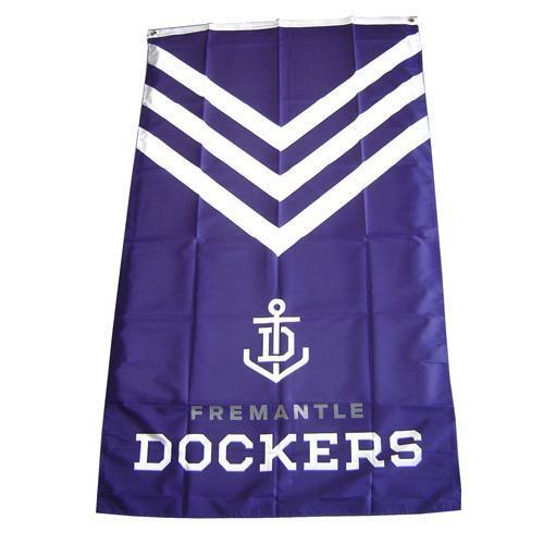 Official AFL Fremantle Dockers Supporters Wall Cape Banner Flag 90 x 150 cm Sty2