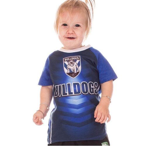 Official NRL Canterbury Bulldogs Children Kids Toddler Infant T Shirt Sizes 00-4