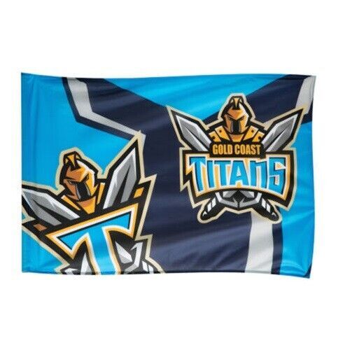 Official NRL Gold Coast Titans Game Day Flag (NO STICK/FLAG POLE)