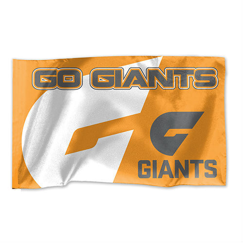 Official AFL Sydney GWS Giants Game Day Large Flag 60 x 90 cm (NO STICK/POLE)