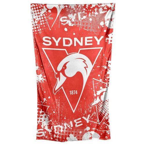 Official AFL Sydney Swans Wall Cape Banner Flag (70 cm x 100 cm)