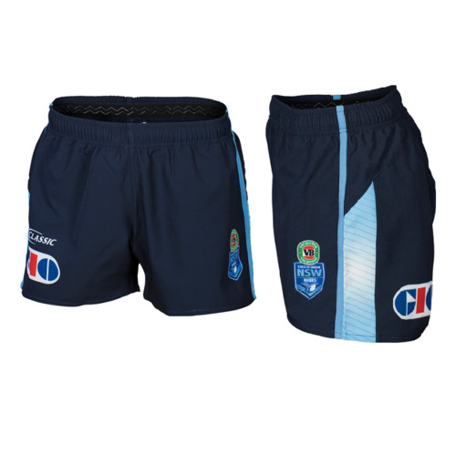 New South Wales Blues State Of Origin Players On Field Shorts Size S-4XL!7