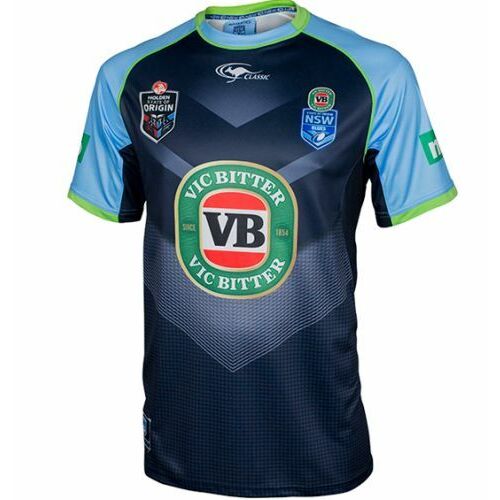 New South Wales NSW Blues State Of Origin Players Training T Shirt Size S-L! 6