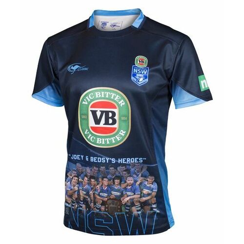 NSW Blues State Of Origin NRL Captains Training Jersey Adults Sizes S-3XL!7