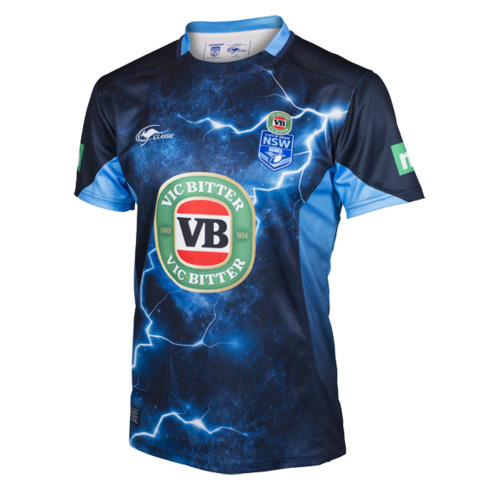 NSW Blues State Of Origin NRL Training Jersey Adults Sizes S-3XL & Kids Sizes!7