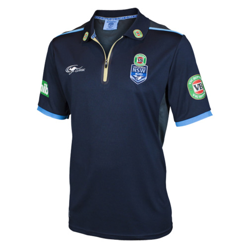NSW Blues State Of Origin Players Team Polo Shirt Sizes SMALL - LARGE ONLY!7