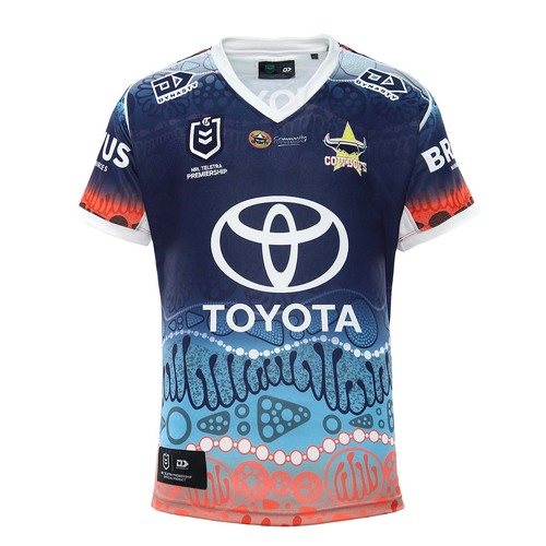 North Queensland Cowboys NRL 2022 Dynasty Indigenous Jersey Sizes S-5XL!