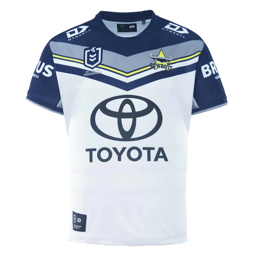 North Queensland Cowboys NRL Dynasty Away Jersey Sizes S-7XL! T3