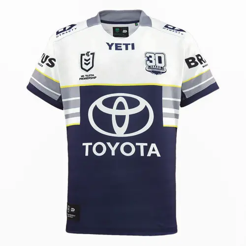 North Queensland Cowboys NRL 2025 Dynasty Away Jersey Sizes S-7XL!